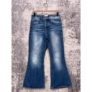 Frame Jeans Womens Re-Release Rigid Le Cropped Flare Jagger Sz 26